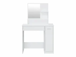 New Tocador con espejo brillante 86,5x35x136 cm Tocador