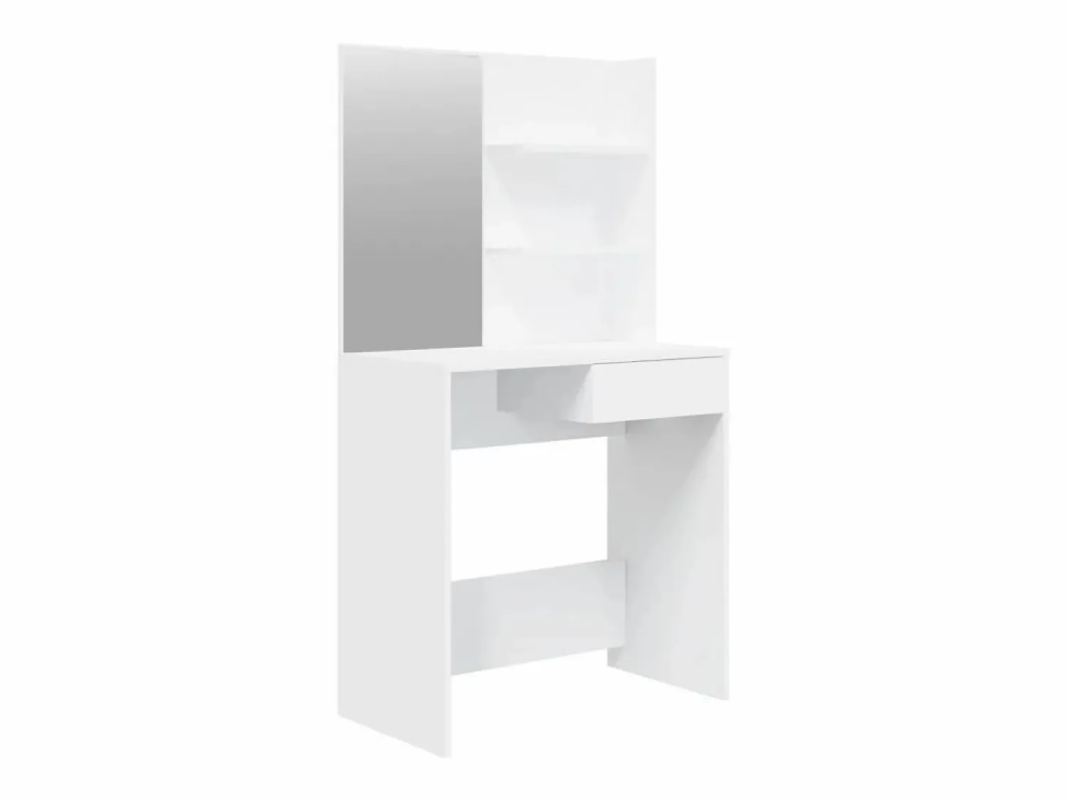 New Tocador con espejo 74,5x40x141 cm ES420595 Blanco