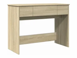 Tocador con espejo color roble Sonoma 100x45x76 cm ES486527 Tocador