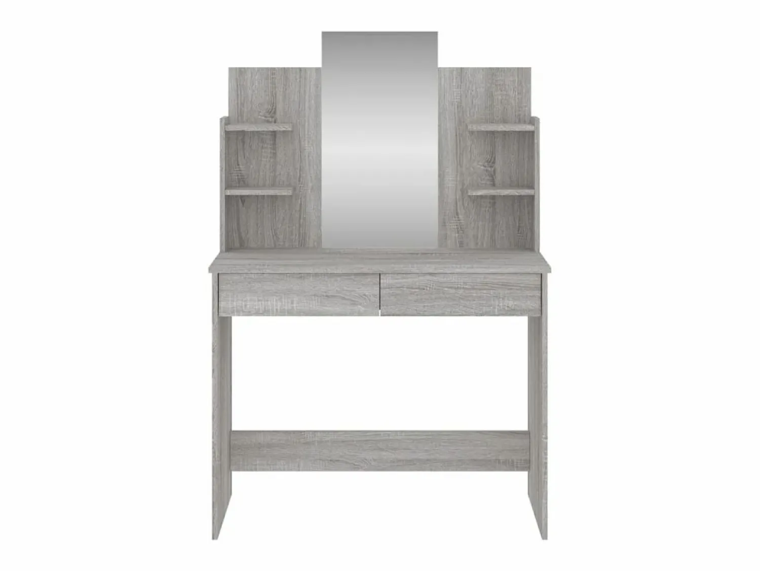 New Tocador con espejo color Sonoma 96x39x142 cm ES878812 Gris