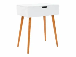 Tocador con espejo de MDF 60x40x75 cm ES748324