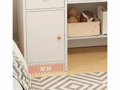 Online TOCADOR CON ESPEJO Y CAJONES MAQUILLAJE GLAMOUR ESCANDINAVO 100 CM Blanco