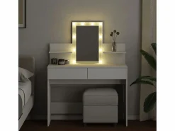 Tocador con luces LED 100x40x130 cm ES841890