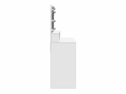 Online vidaxl Tocador con luces LED 80x41x134,5 cm Blanco