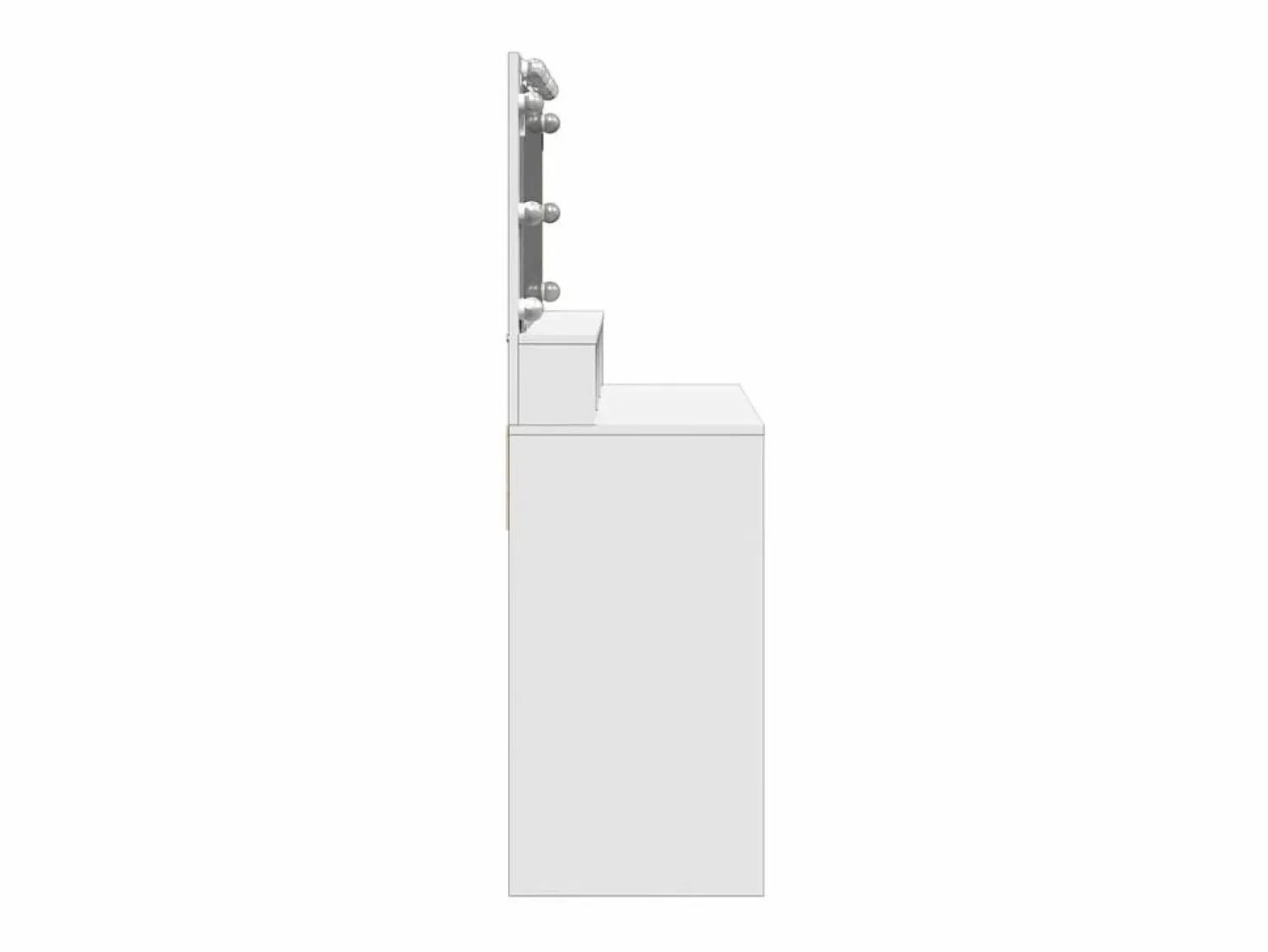 Online vidaxl Tocador con luces LED 80x41x134,5 cm Blanco