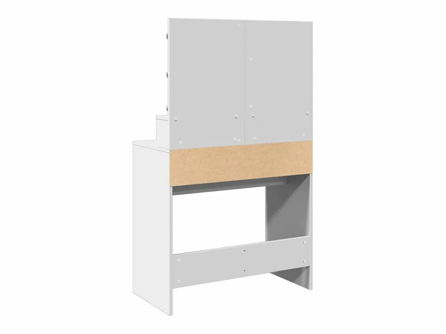 Online vidaxl Tocador con luces LED 80x41x134,5 cm Blanco