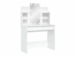 Best Tocador con luces LED 96x40x142 cm Tocador