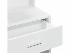 Clearance vidaxl Tocador con mueble 80x35x132 cm Blanco