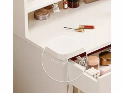TOCADOR COSMÉTICO CON ESPEJO PARA MAQUILLAJE GRANDE ESTILO ESCANDINAVO