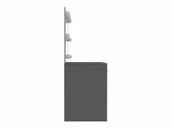 Discount Tocador de maquillaje con luces LED MDF 110x55x145 cm ES286374 Tocador
