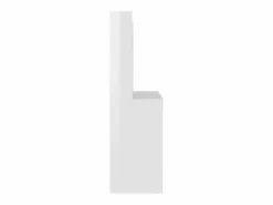 Tocador de maquillaje luces LED MDF brillo 100x40x135 cm ES583915