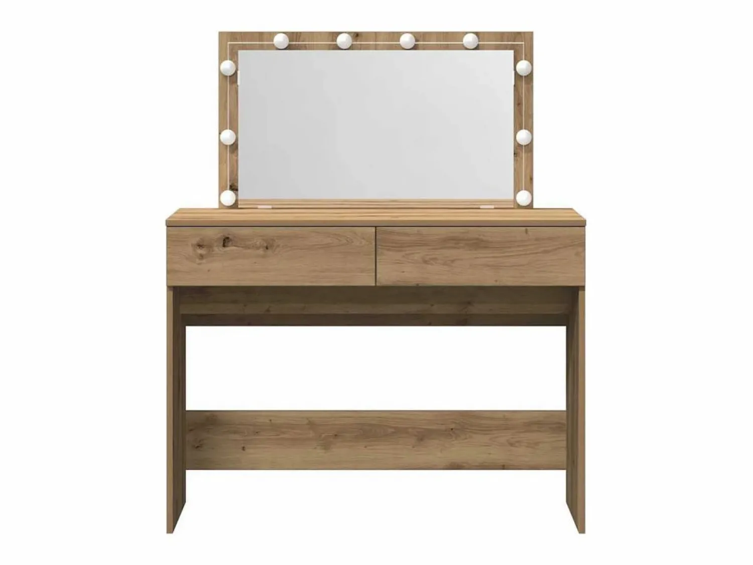 Outlet Tocador de roble artesanal 100 x 40 x 120 cm Madera de ingeniería Tocador