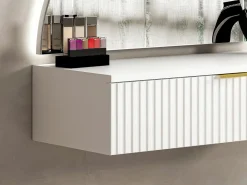 Discount Tocador flotante con espejo y LEDs y 1 cajón en - FRALYN de Pascal Morabito Tocador