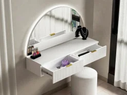 Discount Tocador flotante con espejo y LEDs y 2 cajones - FRALYN de Pascal Morabito Tocador