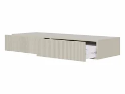 Sale SELSEY Tocador suspendido con 2 cajones - Gris beige - 110 cm - VELDIO Topo