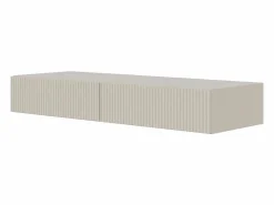 Sale SELSEY Tocador suspendido con 2 cajones - Gris beige - 110 cm - VELDIO Topo
