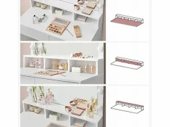 New Tocador Valora con espejo y luces LED | Escandinavo Tocador