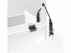 Tocador y taburete 60x40x113,5 cm Blanco