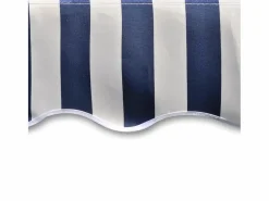 Toldo de lona y blanco 350x250 cm ES763252 Azul