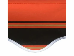 Discount Toldo de lona naranja y marrón 500x300 cm ES896256 Multicolor
