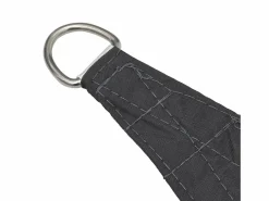 Toldo de vela cuadrado tela oxford gris antracita 3x3 m ES238547