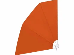 Toldo lateral plegable de balcón color terracota 210x210 cm ES98686