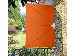 Toldo lateral plegable terraza color terracota 240x160 cm ES10043
