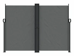 Outlet Toldo lateral retráctil antracita 180x1200 cm ES892354 Marquesina
