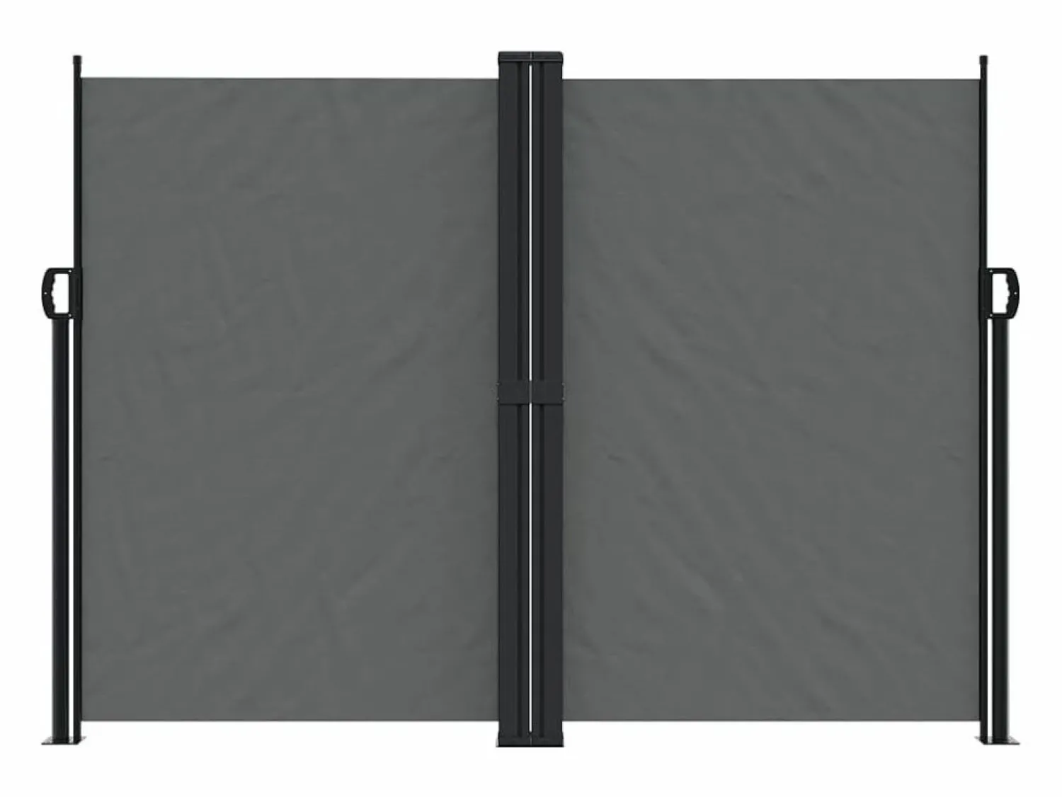 Outlet Toldo lateral retráctil antracita 180x1200 cm ES892354 Marquesina