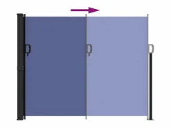 Discount Toldo lateral retráctil 160x600 cm ES339997 Azul