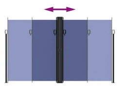 Hot Toldo lateral retráctil 200x1000 cm ES122963 Marquesina