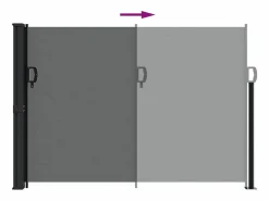 Hot Toldo lateral retráctil 140x500 cm ES961807 Marquesina