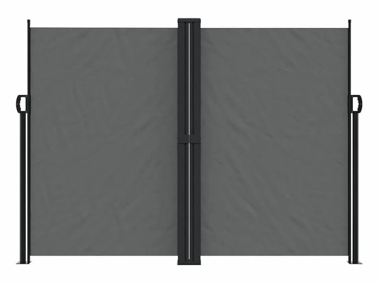 New Toldo lateral retráctil 180x1000 cm ES769651 Gris antracita