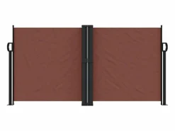 Hot Toldo lateral retráctil marrón 120x600 cm ES738611 Marru00f3n