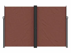 Clearance Toldo lateral retráctil marrón 220x600 cm ES496207 Marquesina