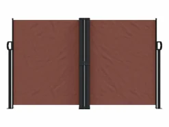 Clearance Toldo lateral retráctil marrón 140x600 cm ES293172 Marquesina