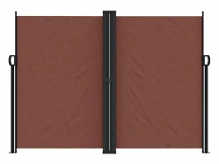 Discount Toldo lateral retráctil marrón 180x1200 cm ES486130 Marru00f3n