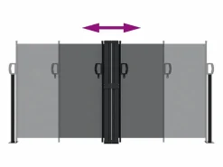 Toldo lateral retráctil 120x600 cm ES316063