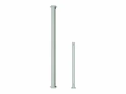Outlet Toldo lateral retráctil para patio 220x300 cm ES26622 Negro