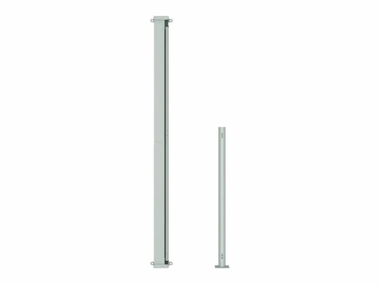 Outlet Toldo lateral retráctil para patio 220x300 cm ES26622 Negro