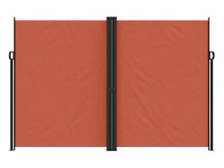 Toldo lateral retráctil terracota 220x1200 cm ES618859