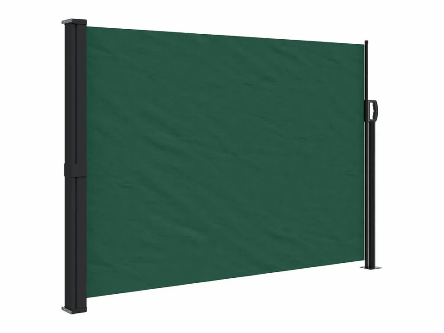 Clearance Toldo lateral retráctil oscuro 140x500 cm ES183323 Marquesina