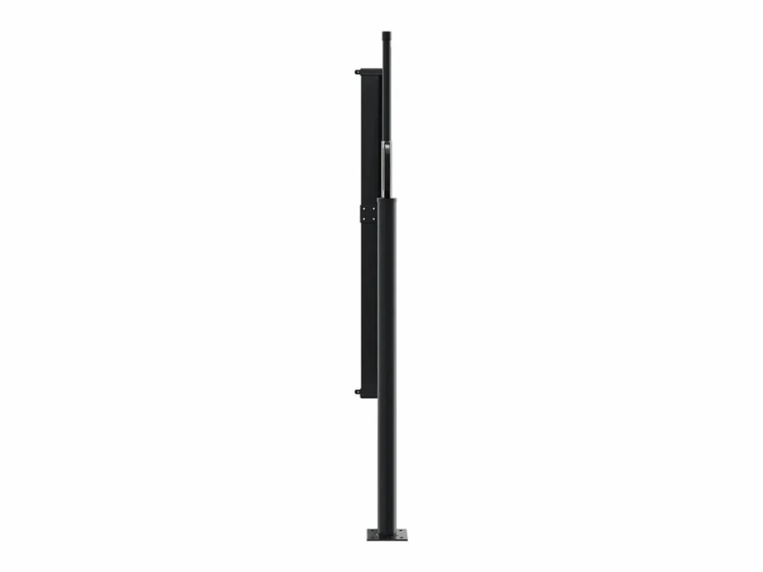 Clearance Toldo lateral retráctil oscuro 140x500 cm ES183323 Marquesina