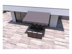 Outlet Toldo manual gris 3x2m ADRO Estor Y Toldo