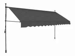 Online Toldo manual retráctil con LED 350 cm ES14133 Marquesina