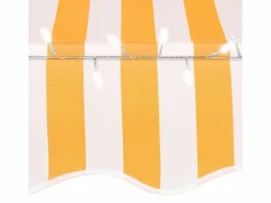 Toldo manual retráctil con LED blanco y 100 cm ES772671