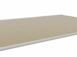 Vente-unique Toldo motorizado con LEDs y cofre integrado 5 x 3,5 m lona acrílica beige - GALAXA