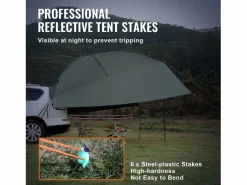 Toldo para Vehículo SucceBuy, Cubierta Sombra 305 x 213 cm, PU2000mm UV50+, para Camiones, SUV, Furgonetas, Autocaravanas