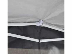 Clearance Toldo Plegable 4 m² - 2 ventanas, 4 lados - Acero y tela Oxford - 2 puertas con cremallera Cenador Y Quiosco