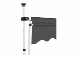 Toldo retráctil de funcionamiento manual antracita 150 cm ES823293